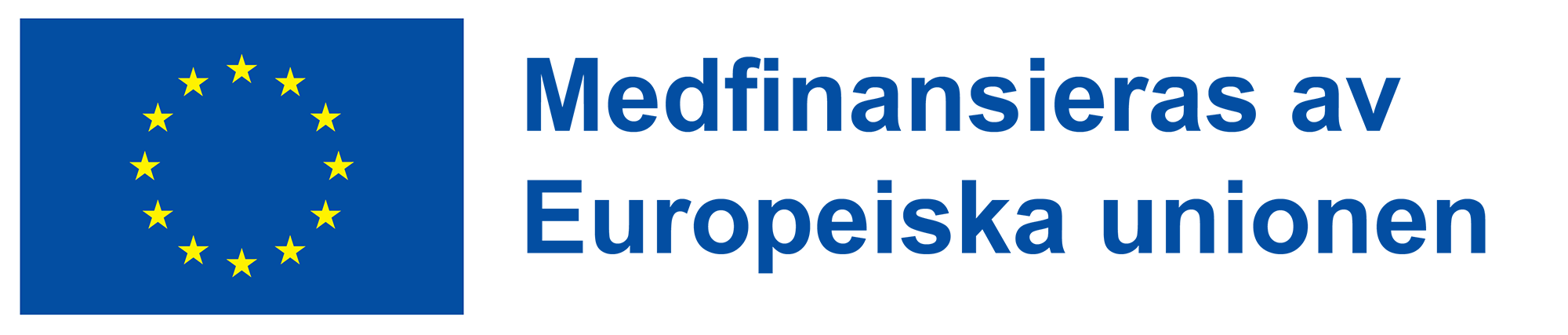 EU logo och text medfinansieras av Europeiska Unionen.