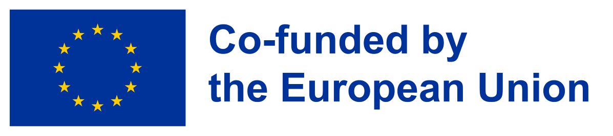 Logo of the European union with text co-funded by the European unionin.